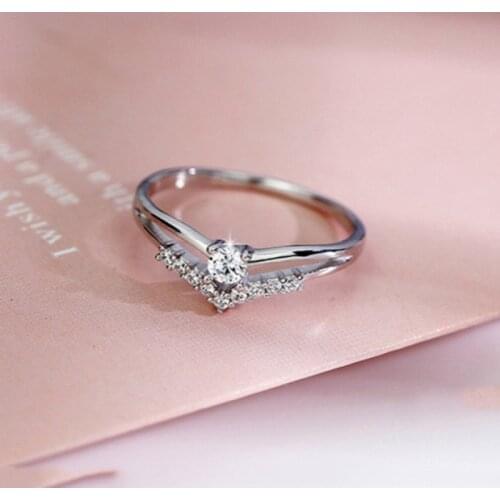 Кольца с фианитами для женщин OPPOHERE China At AliExpress