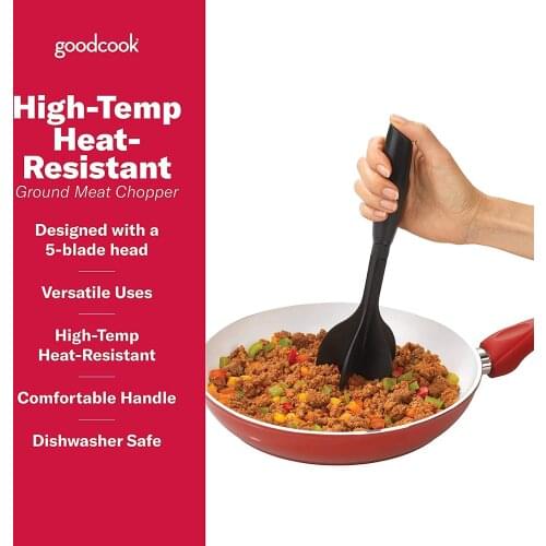 Stirring Meat Cutter Scraper Grinder Meat Chopper Good Cook Hamburger Meat Chopper Masher Cooking Scraper Kitchen Accessories