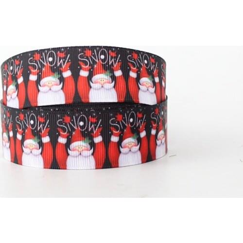 Santa Claus grosgrain ribbon gift wrap DIY handmade hair accessories accessories gifts wedding 16mm 22mm 25mm 38mm 57mm 75mm