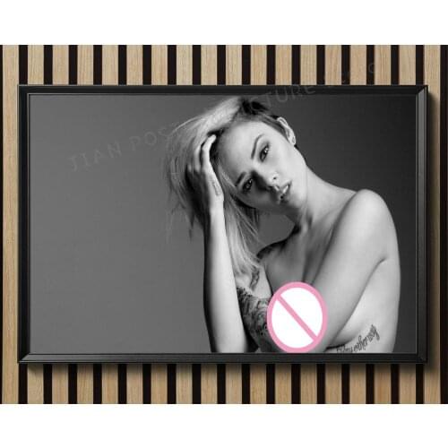 R0178 Alysha Nett Sexy Tatoo Girl 09 Star Sexy Beautiful Girl Model Wall Sticker Silk Poster Art Home Decoration