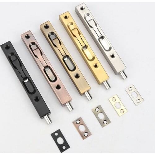 Stainless Steel Hidden Door Bolt Anti-theft Security Latch Slide For Lock Bedroom living room Wooden door Furniture Hardware