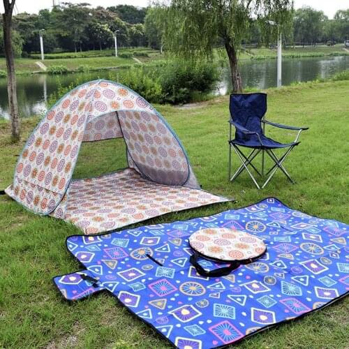 [TB14]Quick open tent outdoor 2 people fully automatic double family home ultra light account beach children fishing wild