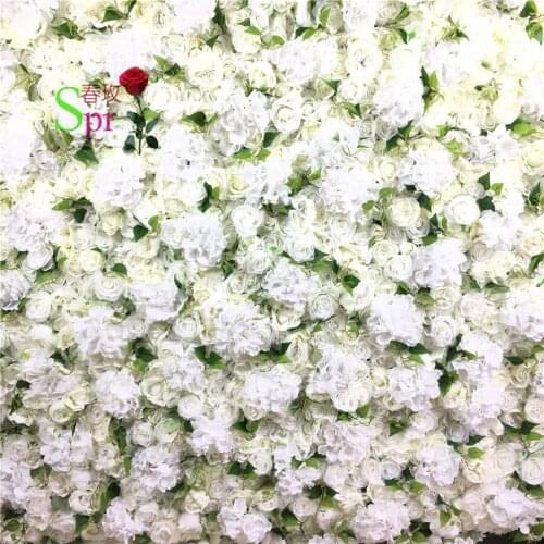 SPR Good Priccheap Of Wedding Decoration Hydrangea With Rose Artificial Silk Flower Wall