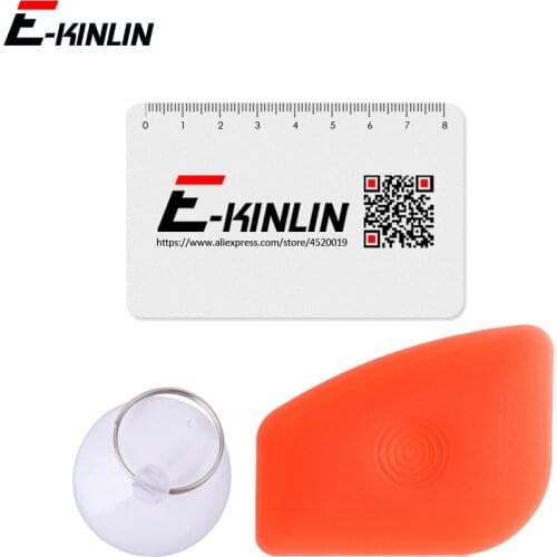 3 in 1 Plastic Spudger Pry Shovel Crowbar Disassembly Card Mobile Phone Screen Sucker Suction Cup Battery Teardown Opening Tools