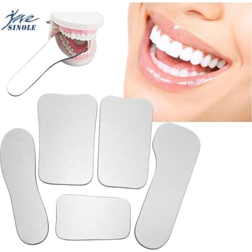 5pcs Dental reflector mirror Mouth Mirror Double-Sided Mirror orthodontic photographic image Intraoral Mirrors teeth whitening