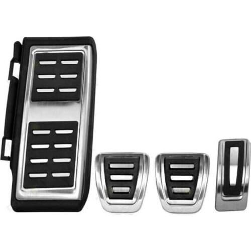 Car Accessories for VW Volkswagen New Tiguan 2017 stainless steel AT/MT 4pcs Accelerator Brake Clutch Footrest Pedal Pad