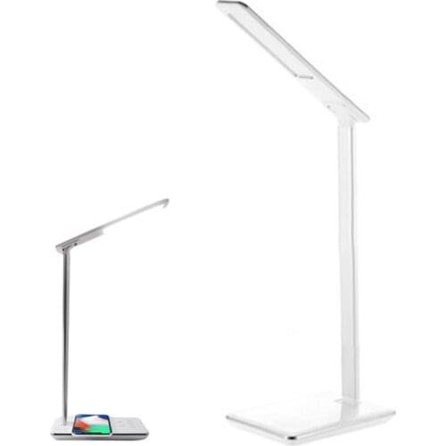 5W wireless charger touch sensor desktop LED light wireless USB output charger with folding protection eyes to send friends