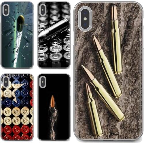 For ZTE Blade A520 A512 A452 A602 A5 2019 V6 V7 V8 V9 V10 Lite Viat Many Gold Bullets gun Bullet Soft Silicone TPU Case