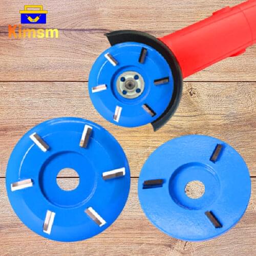 3/4/5/6 Teeth Wood Carving Cutter Disc For Woodworking Arc/Flat Milling Cutter Furniture Carving Angle Grinder Saws Chain Plate