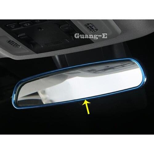 For Toyota New Camry XV70 2017 2018 2019 2020 Car Inner Back Rear View Rearview Side Mirror Strip Cover Stick Trim Frame 1pcs