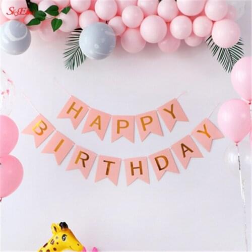 Happpy Birthday Letter Flags Fishtail Banner Colorful Hanging Decorations Home Birthday Party Event Decoration Supplies 7zMM203