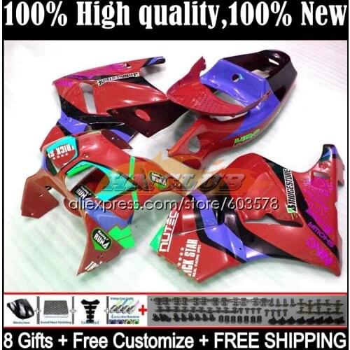Body For HONDA VFR400 R V4 VFR400R 1989 1990 1991 1992 1993 35CL.161 RVF VFR 400 R RR CC NC30 89 90 91 92 93 Fairing Dark Red