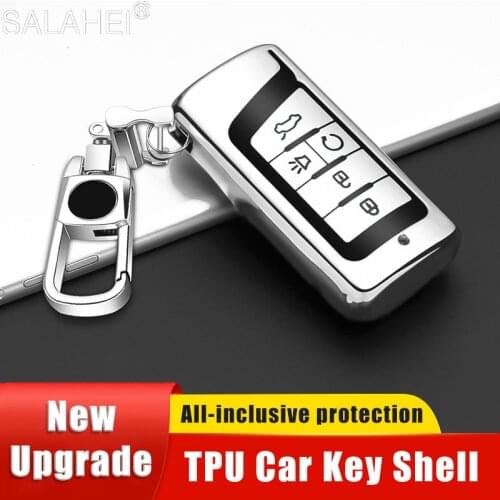 Soft TPU Car Remote Key Full Cover Case For GAC Trumpchi GS7 GS8 GM8 GS5 GA6 GM6 2012-2020 Car Key Shell Holder Fob Accessories