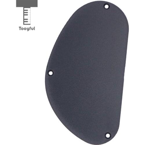 Tooyful Sand Grinding Guitar Pickguard Cavity Cover Back Plate for Guitar Bass Accessory Black 155mm