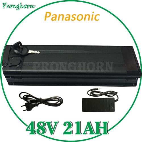 Bottom Discharge 48V 9Ah 10Ah 12Ah 14Ah 15Ah 17Ah 18Ah 20AH Electric Bike Silver Fish Battery use Panasonic cell with Charger