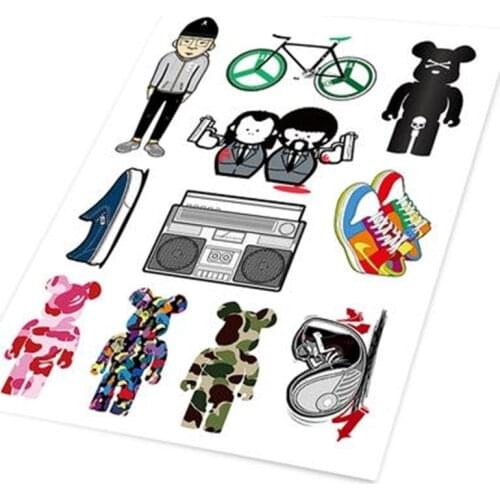 Noizzy Fixed Gear Style Sticker Helmet Bicycle Vinyl Car Auto Decal Motorcycle Ipad Suitcase Bike Laptop Ipad Cup Car Styling