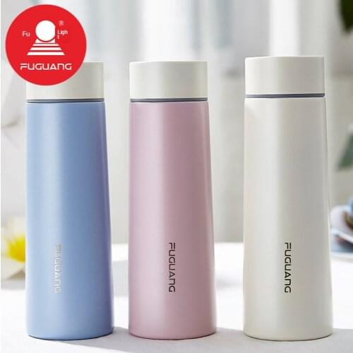 New Business Car Stainless Steel Thermos Portable Double-layer Vacuum Insulation Water Bottle Travel Sports High-end Thermos