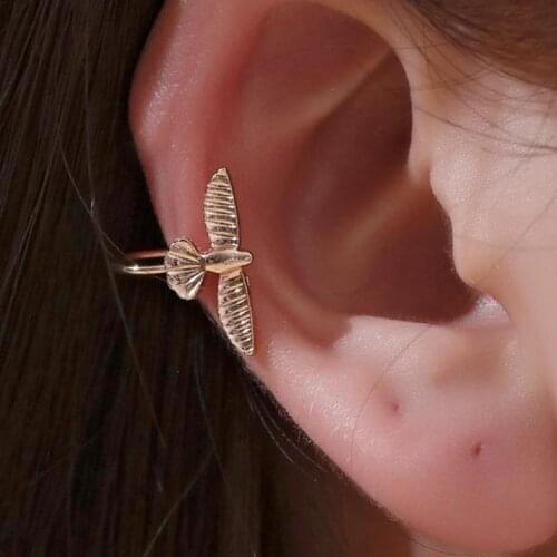 Little Bird Clip Earrings For Women Ear Clips Earing Without Hole Jewelry Fake Earring Single Ear Bone Clip Earings S117