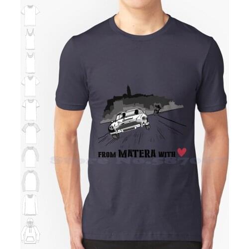Spy From Matera With Love Cool Design Trendy T-Shirt Tee Db7 Aston Martin Vanquish Zagato Aston Martin James Bond Aston Martin