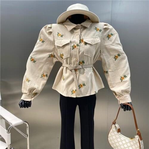 Женские вельветовые рубашки Toheliy China At AliExpress