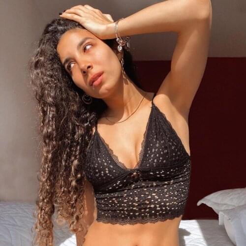 Womens Cropped Top Bow Lace Wrapped Tops Hollow Out Camisole Elastic Casual Party V-Neck Undershirt Summer Sling Camis Clothes