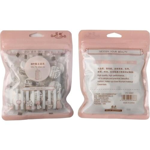 20Pcs Non Woven Compressed Disposable Face Towel Water Absorbent Cleaning Tools