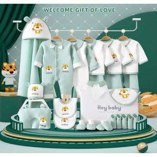 24/22/18pieces/0-3Months Newborn Baby Clothing 100%Cotton Kids Clothes Suit Unisex Infant Boys Girls Clothing Set