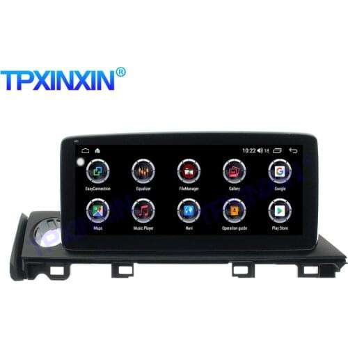 Android 10.0 IPS 8G+128G Carplay Multimedia Player For Mazda 6 2017-2020 Stereo Tape Recorder GPS Navi Auto Radio Head unit DSP
