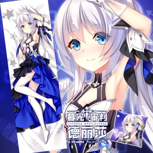 Anime Game Theresa Apocalypse Honkai Impact 3 Dakimakura Hugging Body Pillow Case Otaku Male Pillow Cushion Cover Cartoon SM