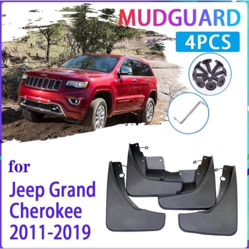 Car Mud Flaps for Jeep Grand Cherokee WK2 2011~2019 2012 2013 2014 2015 Mudguard Splash Guards Fender Mudflaps Auto Accessories