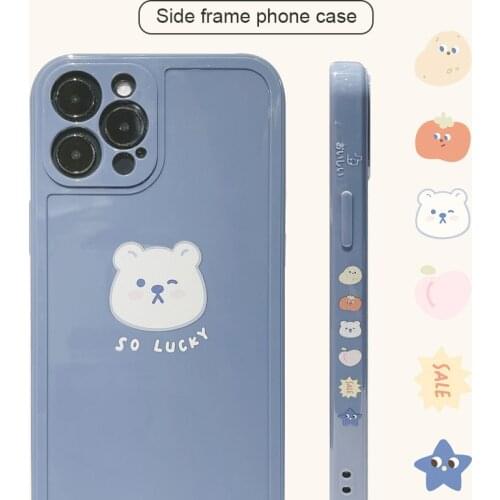 Mobile Phone Case For IPhone 12/11Pro Max/xr/xs/7/8plus Silica Soft Shell Phone Protective Shell TPU Soft Phone Protective Cover