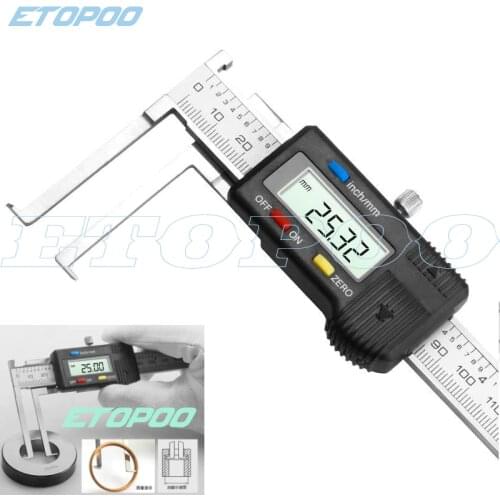 10-150mm Inside Groove digital Caliper With Knief Edge electronic inside groove vernier caliper Inner Vernier Calipers