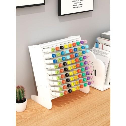 NEW HOT SALES Markers Artist Detachable 81 Hole Pencil Holder Organizer Makeup Brush Tools Multifunction Organization Shelf