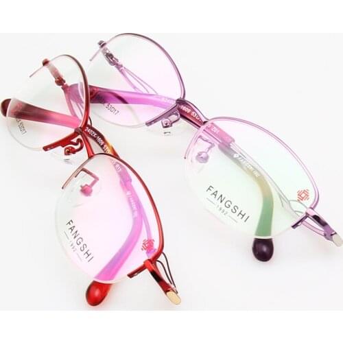 Полуободковые оправы для очков Fangshi China At AliExpress