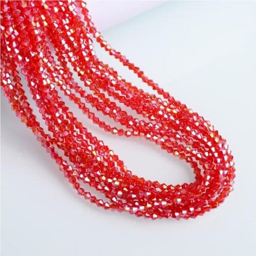 Juleecrystal AB Color 2mm Bicone Beads Jewelry Accossaries Cone Glass Bead