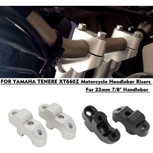 Motorcycle accessories handlebar riser clamp FOR YAMAHA XT660Z Tenere XT 660Z Handlebar Riser Barback For 22mm 7/8" Handlebar