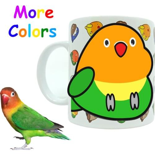 My Bird Friend Lovebird Mug Gift Lovebirds Birds Ceramic Coffee Tea