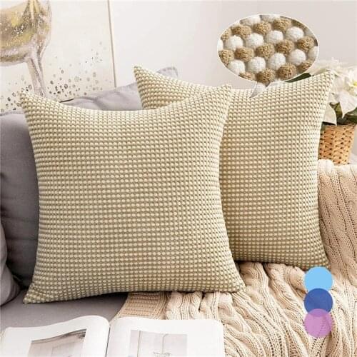 Soft Cushion Cover Velvet Pillow Cover Nordic Decorative Pillows 45x45cm For Living Room Bedroom Housse De Coussin Home Decor