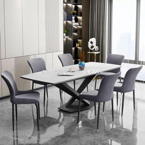 Nordic Light Luxury Dining Chair Home Modern Minimalist Ins Net Red Nail Chair Casual Creative Iron Chair Backrest Stool