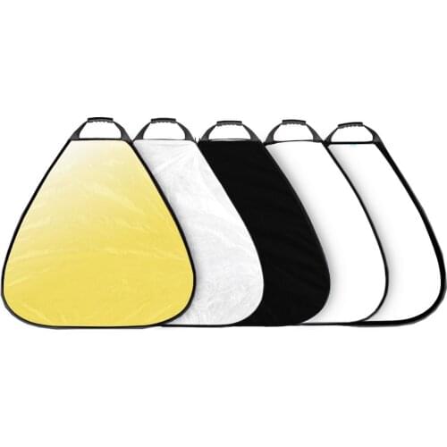Selens 80cm 31.5inch 5in1 Reflector Triangle Portable collapsible photography light control