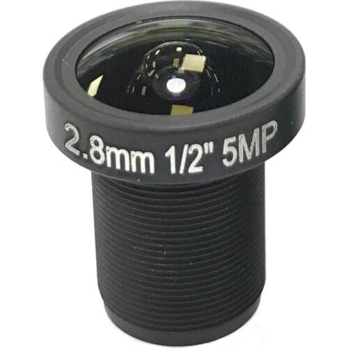 SL-SM03620B5MP-12 Security Market application 5MP resolution 1/2" 3.6mm wide angle HFOV92 degree 3.6mm F#2.0 M12 CCTV Lens