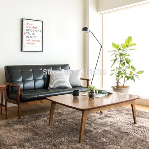 Wood color Japanese Rectangle Kotatsu Table Foot Warmer Heated Low Kotatsu Coffee Table Table legs Assembled