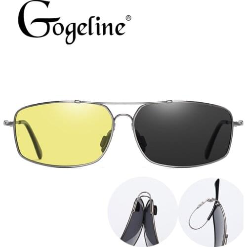 Photochromic Polarized Sunglasses Men Day Night Vision Driving Chameleon Glasses Male Change Color Sun Glasses Drivers Eyewear