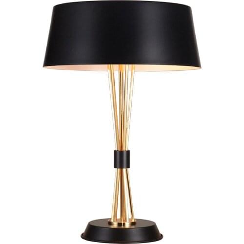 E27 modern gold table lamp black table light reading light fancy lighting project lighting