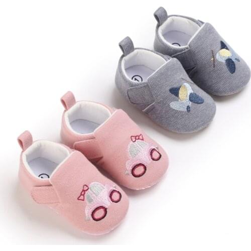 Newborn Baby Boys Girls Slippers Soft Sole Non Skid Crib House Shoes Cute Animal Winter Warm Booties First Walker Crib Shoes