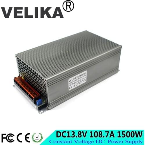 Universal DC13.8V Power Supply Switching 108.7A 1500W Power Source Transformers 110V 220V AC DC SMPS for Led lamp Light CCTV CNC