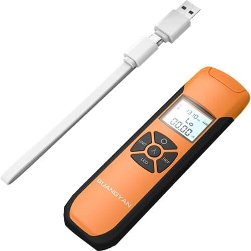 High Precision G10 Optical Power Meter New Rechargeable Battery Fiber Optic Power Meter With Flash Light OPM