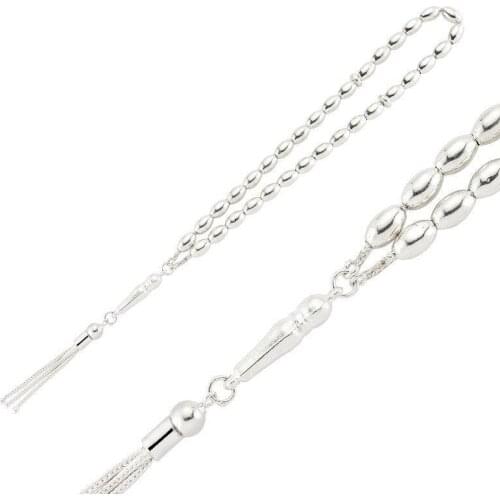 Barley Cut Silver Rosary Model 2