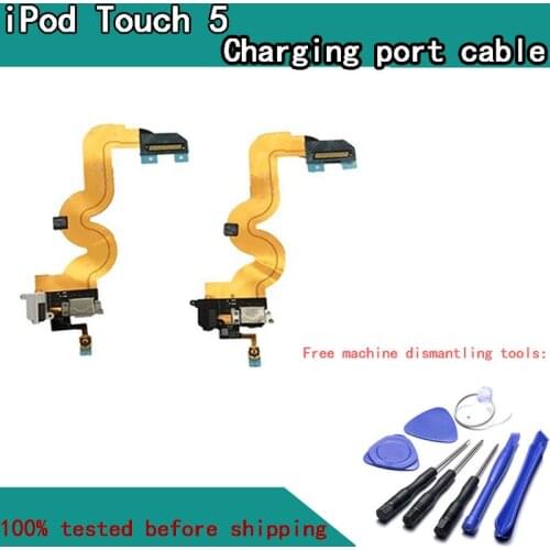 For ipod touch5 charging tail plug cable a1509 A1421 headset socket home key audio return cable
