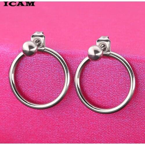 ICAM Fashion quality Round Earrings exquisite girls, retro metal earrings, earrings, jewelry wholesale